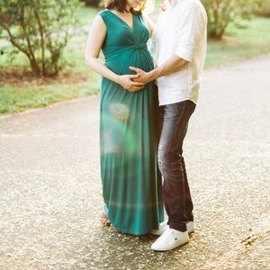 Sleeveless Maxi Knot Dress (can be used as maternity)